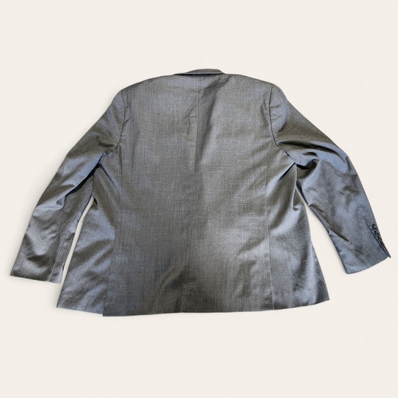 Mantoni gray Super 140’s wool blazer 54R (44R US) 2-button men’s suit jacket - Picture 9 of 10